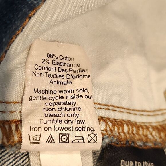 Madewell High Rise Skinny Crop Denim Blue Jean Size 25 - Picture 13 of 14